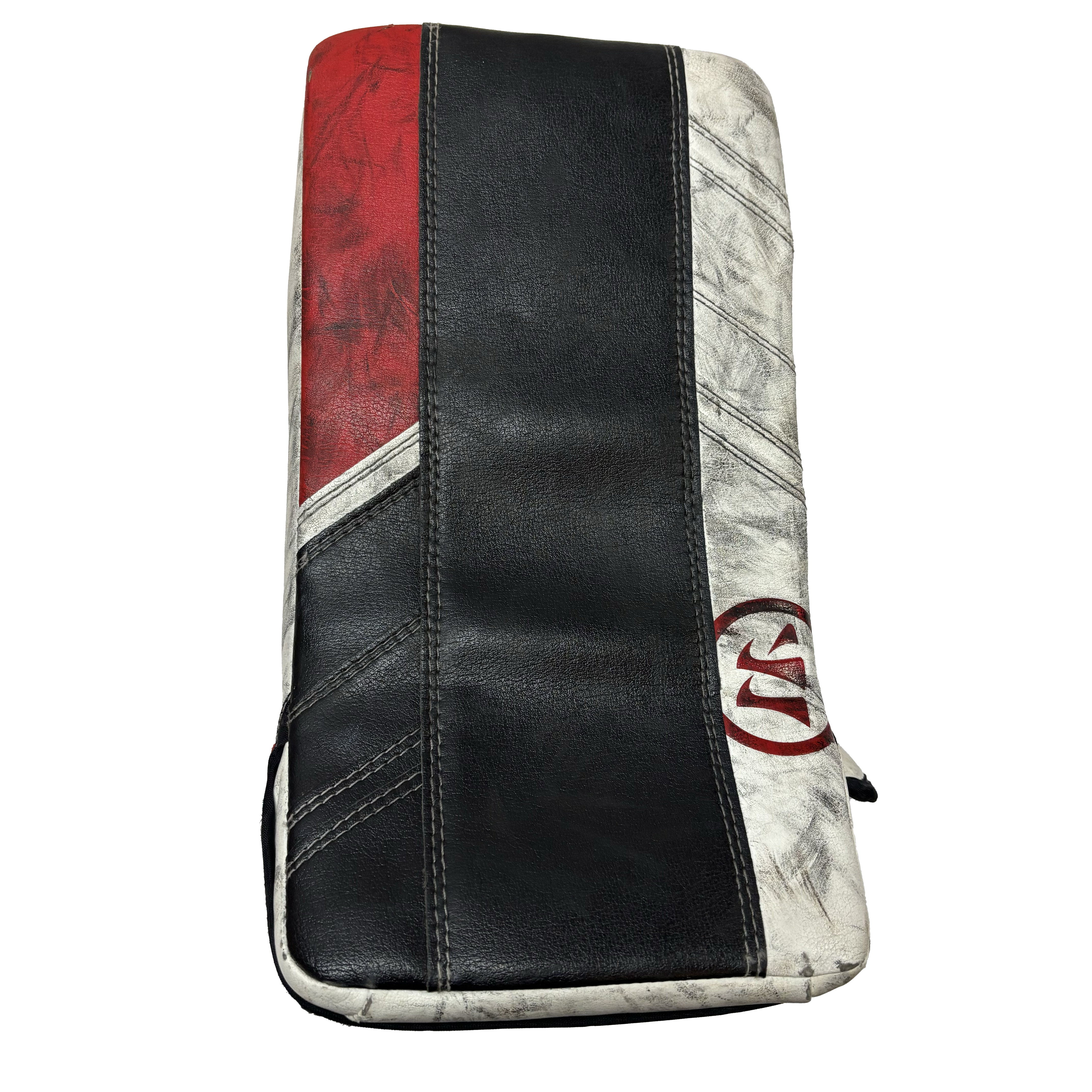 Warrior Ritual G3 Pro - Used Senior Goalie Blocker (White/Black/Red)